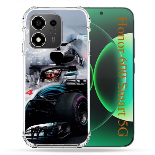 Coque Renforcée Pour Honor 600 Smart 5G Formule 1 F1 Mercedes Petronas