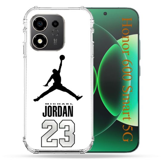 Coque Renforcée Pour Honor 600 Smart 5G Jordan 23 Blanc