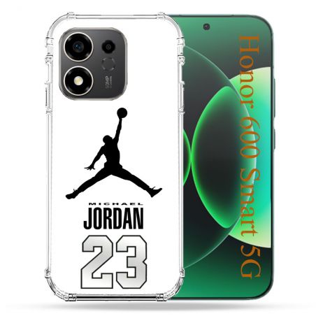 Coque Renforcée Pour Honor 600 Smart 5G Jordan 23 Blanc