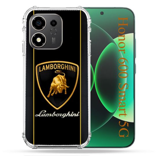 Coque Renforcée Pour Honor 600 Smart 5G Lamborghini Carbone