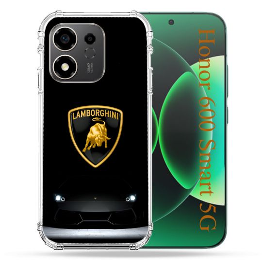 Coque Renforcée Pour Honor 600 Smart 5G Lamborghini Noir