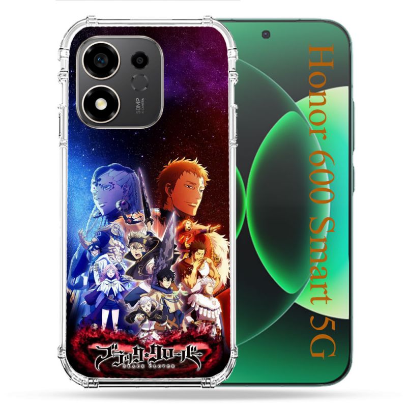Coque Renforcée Pour Honor 600 Smart 5G Manga Black Clover Affiche