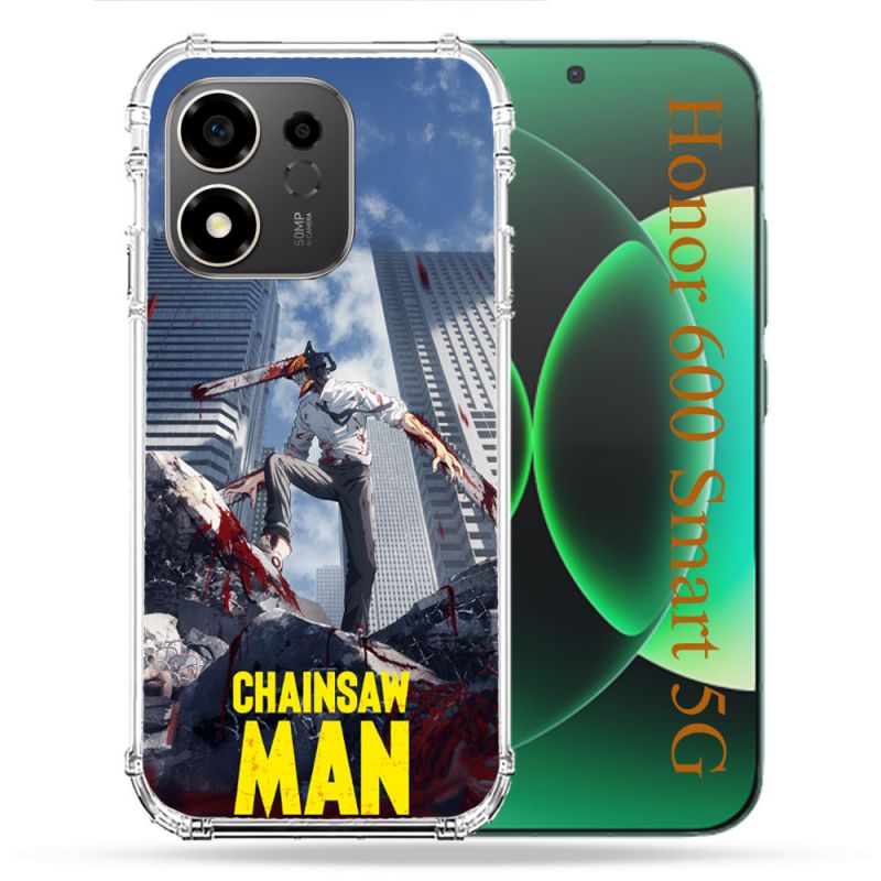 Coque Renforcée Pour Honor 600 Smart 5G Manga Chainsaw Man Denji