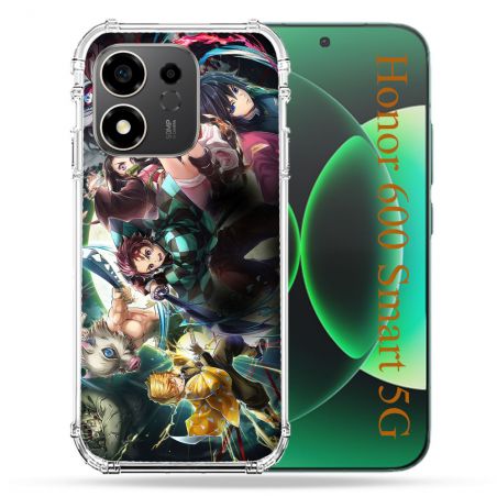 Coque Renforcée Pour Honor 600 Smart 5G Manga Demon Slayer Groupe