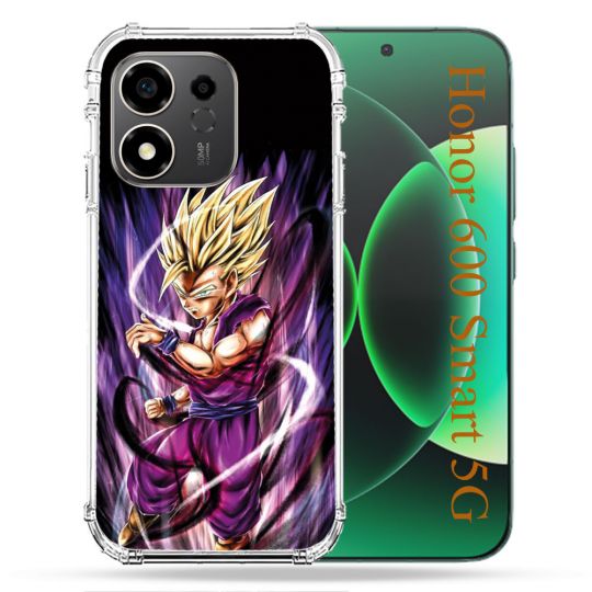 Coque Renforcée Pour Honor 600 Smart 5G Manga Dragon Ball Sangohan Violet