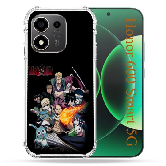 Coque Renforcée Pour Honor 600 Smart 5G Manga Fairy Tail Logo Team