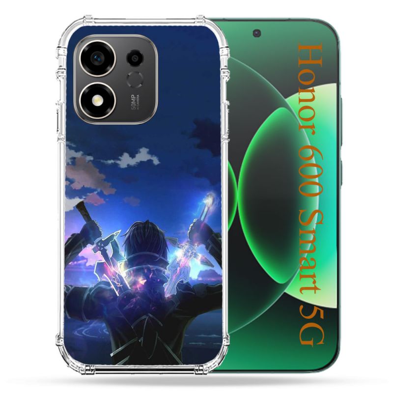 Coque Renforcée Pour Honor 600 Smart 5G Manga SAO sword Art Online Epee