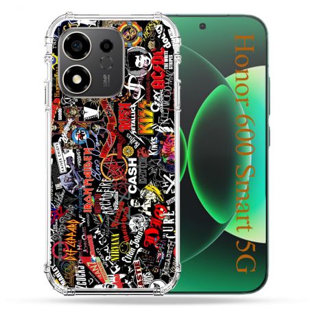 Coque Renforcée Pour Honor 600 Smart 5G Musique Rock Groupe