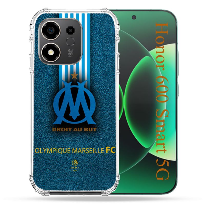 Coque Renforcée Pour Honor 600 Smart 5G Olympique Marseille OM Bande