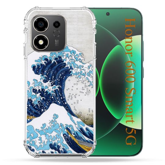 Coque Renforcée Pour Honor 600 Smart 5G Peinture La Grande Vague