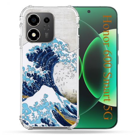 Coque Renforcée Pour Honor 600 Smart 5G Peinture La Grande Vague