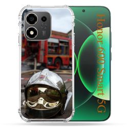 Coque Renforcée Pour Honor 600 Smart 5G Pompier Casque Camion