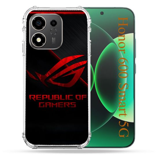 Coque Renforcée Pour Honor 600 Smart 5G ROG Rouge