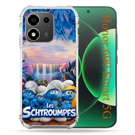 Coque Renforcée Pour Honor 600 Smart 5G Schtroumpfs Forêt