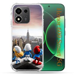 Coque Renforcée Pour Honor 600 Smart 5G Schtroumpfs New York