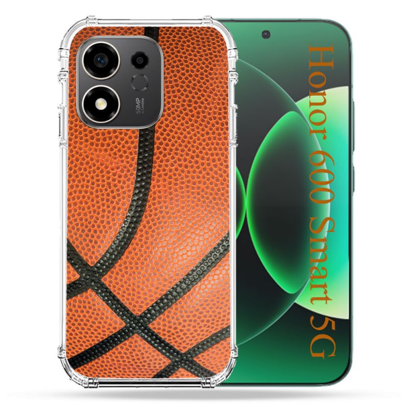 Coque Renforcée Pour Honor 600 Smart 5G Sport Ballon Basket