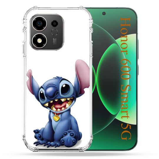 Coque Renforcée Pour Honor 600 Smart 5G Stitch Blanc