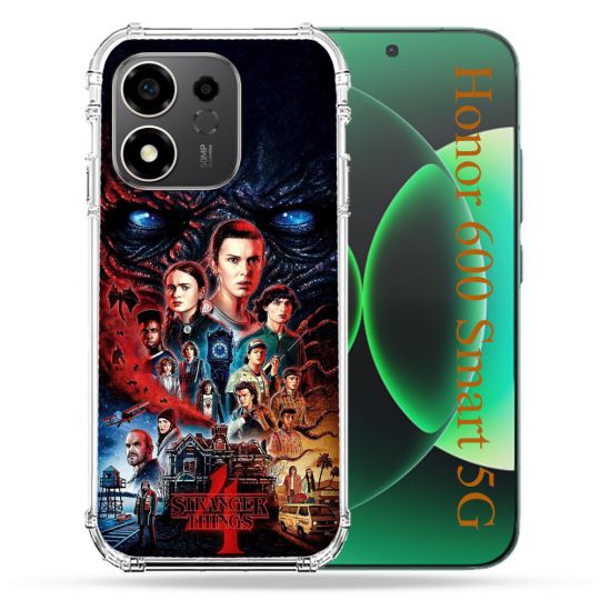 Coque Renforcée Pour Honor 600 Smart 5G Stranger Things Affiche 4