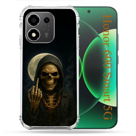 Coque Renforcée Pour Honor 600 Smart 5G Tete de Mort Doigt 2026