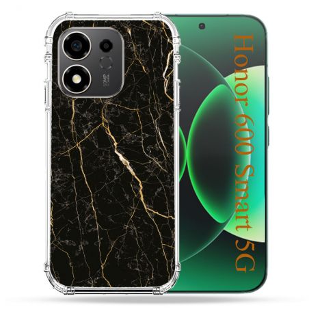 Coque Renforcée Pour Honor 600 Smart 5G Texture Marbre Noir