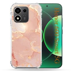 Coque Renforcée Pour Honor 600 Smart 5G Texture Marbre Rose