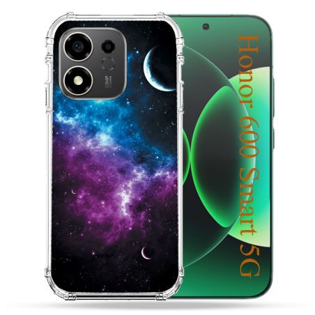 Coque Renforcée Pour Honor 600 Smart 5G Univers Bleu Violet