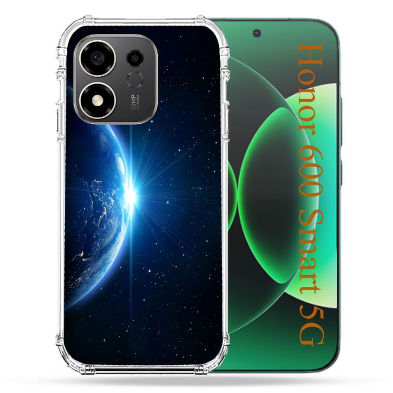 Coque Renforcée Pour Honor 600 Smart 5G Univers Planete Terre