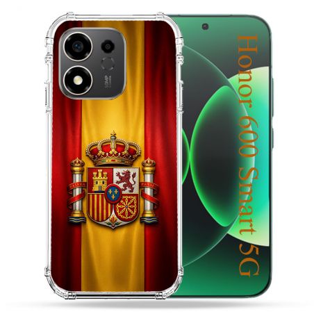 Coque Renforcée Pour Honor 600 Smart 5G Voyage Drapeau Espagne