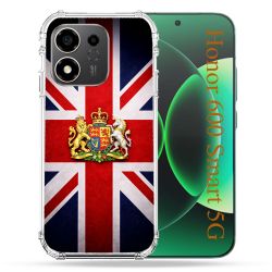 Coque Renforcée Pour Honor 600 Smart 5G Voyage Drapeau Grande Bretagne UK