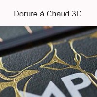 Dorure à chaud 3D